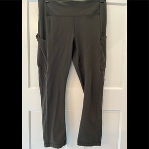 Great Lululemon Leggings. Army green color. EUC. No flaws. Luxtreme material.